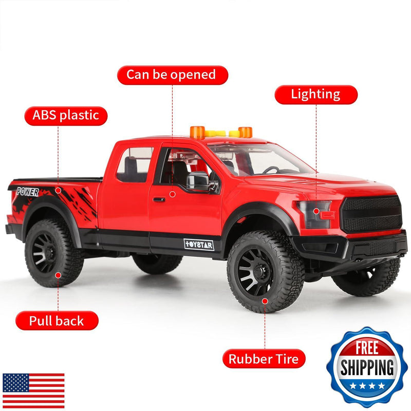 Realistic Pickup Toy Truck Model Car for Boys Ages 3 to 5 Magic Cars 3