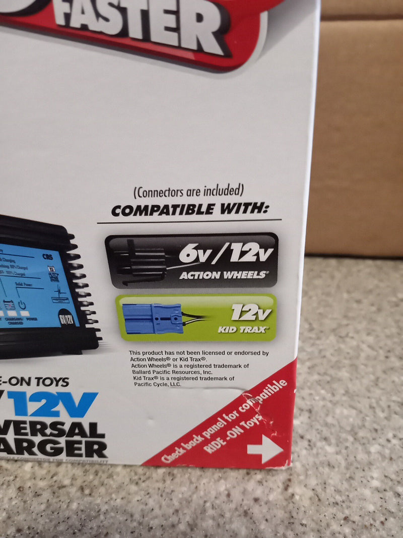 Fast 6V and 12V CR5 Battery Charger for Ride-On Toys Magic Cars 1
