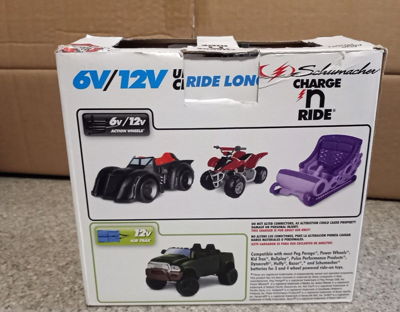 Fast 6V and 12V CR5 Battery Charger for Ride-On Toys Magic Cars 3