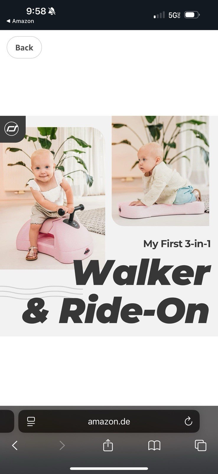 Scoot and Ride My First Ride-On Toy Magic Cars Variant 0