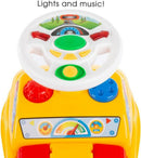 Yellow Kids Push Car for Scooting and Riding Fun Magic Cars 4