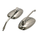 Scooter Chrome Mirror Set - 8mm or 10mm - image 2
