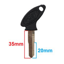 Scooter Key Blanks - Pair for 35mm Blade - image 2