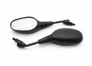 Scooter Mirror Set (Black, Street) 8mm or 10mm