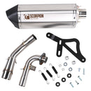 Scorpion Exhaust (Silver) for '08 - '18 Vespa GTS