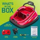 360 Degree Rotating Bumper Car with Adjustable Belt and Controls in Red Magic Cars 4