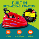360 Degree Spinning Bumper Car with Adjustable Belt and Controls, Red Magic Cars 2
