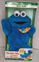 Sesame Street Tickle Me Cookie Monster Vintage 97 Plush Toy Magic Cars Variant 0