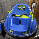Pair of 6V Battery Operated Bumper Cars with Blue LED Lights and Charger Magic Cars 4