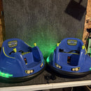 Pair of 6V Battery Operated Bumper Cars with Blue LED Lights and Charger Magic Cars 5
