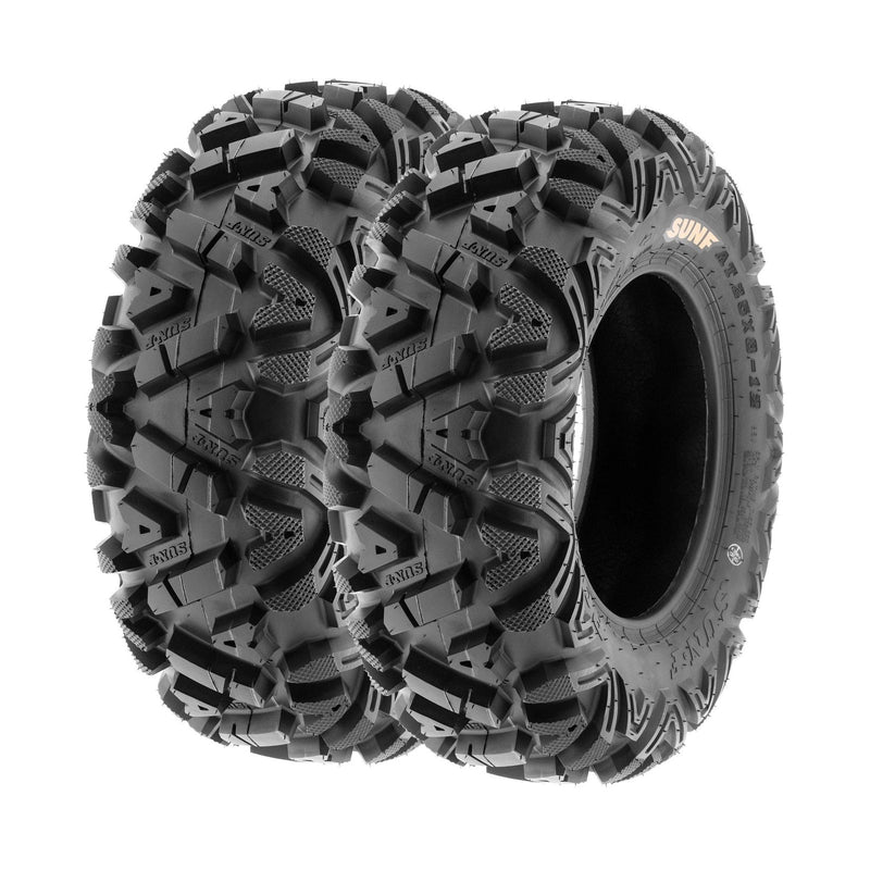 Set of 2 SunF A033 Power I AT 27x9-14 All-Terrain ATV UTV Off-Road Tires, 6 Ply Magic Cars 0