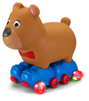 Toddler Ride-On Bear Toy for Kids Ages 1-3 with Foot-to-Floor Design Magic Cars 0