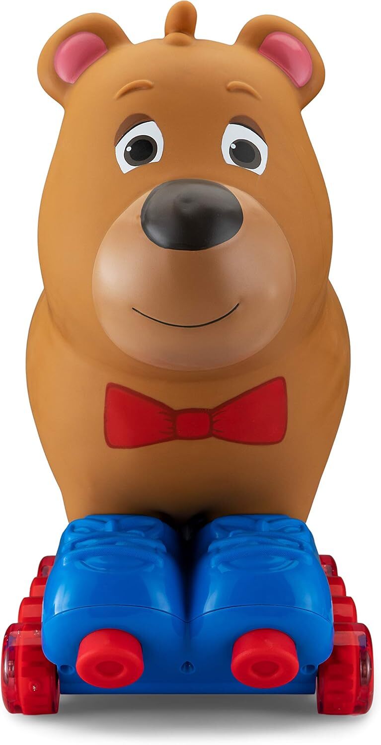 Toddler Ride-On Bear Toy for Ages 1-3 with Soft Foot-to-Floor Design Magic Cars 2