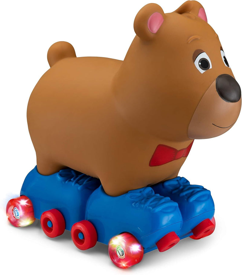 Toddler Ride-On Bear Toy for Ages 1-3 with Soft Foot-to-Floor Design Magic Cars 4