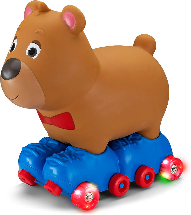 Toddler Ride-On Bear Toy for Ages 1-3 with Soft Foot-to-Floor Design Magic Cars 7
