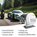 Chrome Silvery Snail Horn with 130dB Loud Dual Electric Car and Train Sounds Magic Cars 5