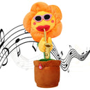Interactive Plush Sunflower Saxophone Toy with 120 Songs in Yellow Magic Cars Variant 0