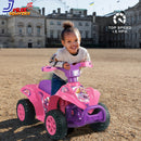 6V Battery-Powered Pink Ride-On ATV for Children Ages 2-5 Years Magic Cars 4