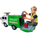 Green & White Ride-On Garbage Truck with Lights and Sounds for Kids Ages 2+ Magic Cars 1