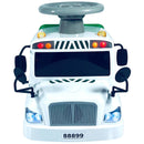 Green & White Ride-On Garbage Truck with Lights and Sounds for Kids Ages 2+ Magic Cars 3