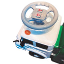 Green & White Ride-On Garbage Truck with Lights and Sounds for Kids Ages 2+ Magic Cars 4