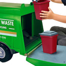 Green & White Ride-On Garbage Truck with Lights and Sounds for Kids Ages 2+ Magic Cars 6