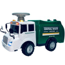Green & White Ride-On Garbage Truck with Lights and Sounds for Kids Ages 2+ Magic Cars Variant 0