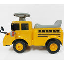 Yellow Ride-On School Bus with Lights and Sounds for Kids 2+ Magic Cars 4
