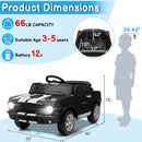 12V Shelby Licensed Electric Ride-On Car for Kids with Remote Control