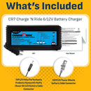 Dual Voltage Smart Charger for Kids' Ride-On Cars Compatible with 6V and 12V Batteries Magic Cars 7