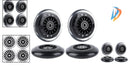 Effortless Glide Replacement Wheels for Wiggle Cars - 90mm with Convex & Concave Hub Magic Cars 1