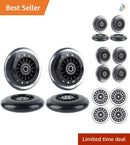 Effortless Glide Replacement Wheels for Wiggle Cars - 90mm with Convex & Concave Hub Magic Cars Variant 0