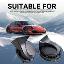 Universal 12V Electric Snail Horn for Cars and Motorcycles - Black Magic Cars 2