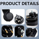 Universal 12V Electric Snail Horn for Cars and Motorcycles - Black Magic Cars 3