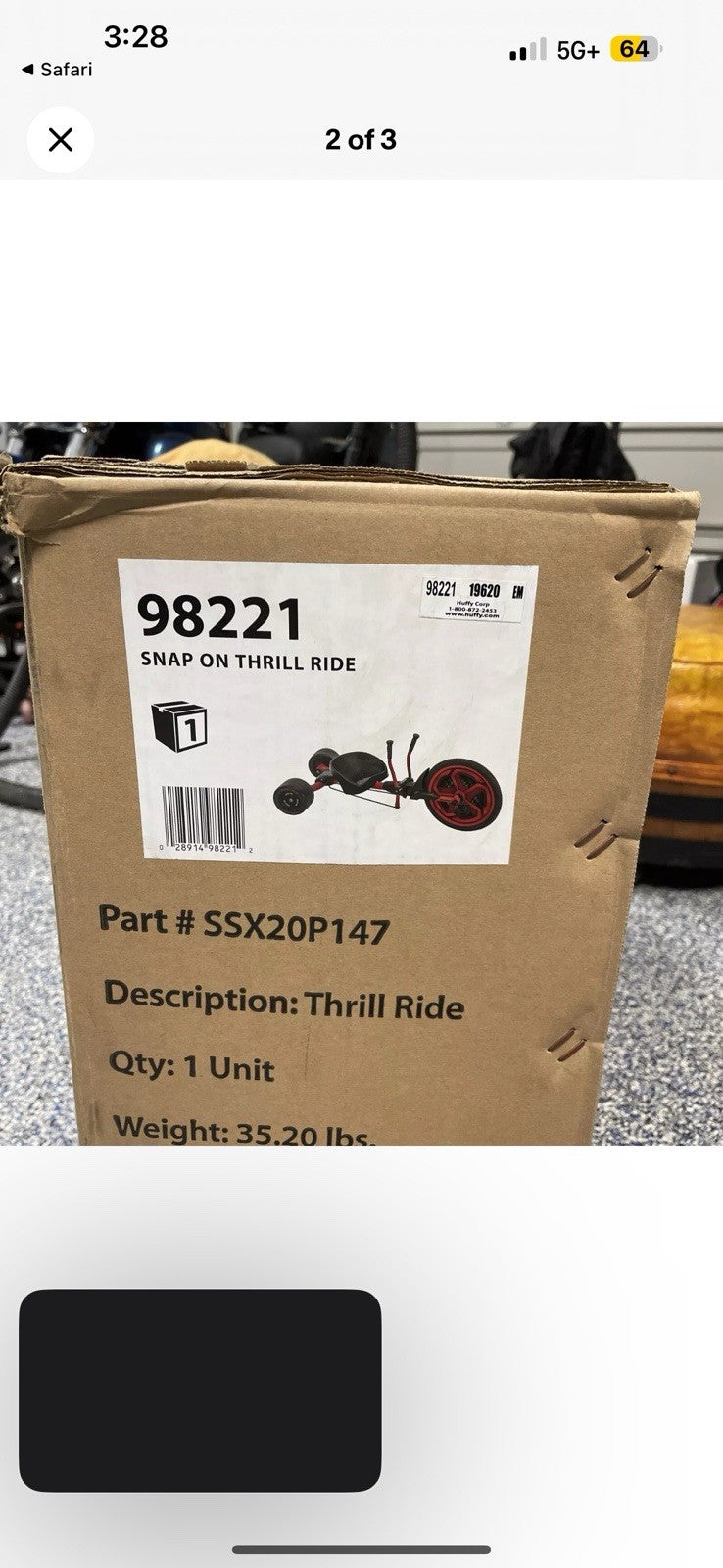 Snap-On Tool Collectible Thrill Ride Bike Toy Magic Cars 4