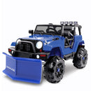 Snow Joe 24-Volt Ride-On Car with Snow Plow and Scoop, Parental Remote Control, Blue Magic Cars 0