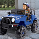 Snow Joe 24-Volt Ride-On Car with Snow Plow and Scoop, Parental Remote Control, Blue Magic Cars 7