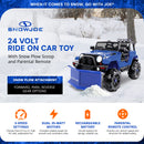 24V Ride-On Snow SUV Toy with Plow, Scoop, and Parental Remote Control Magic Cars 1