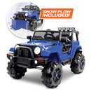 24V Ride-On Snow SUV Toy with Plow, Scoop, and Parental Remote Control Magic Cars 9