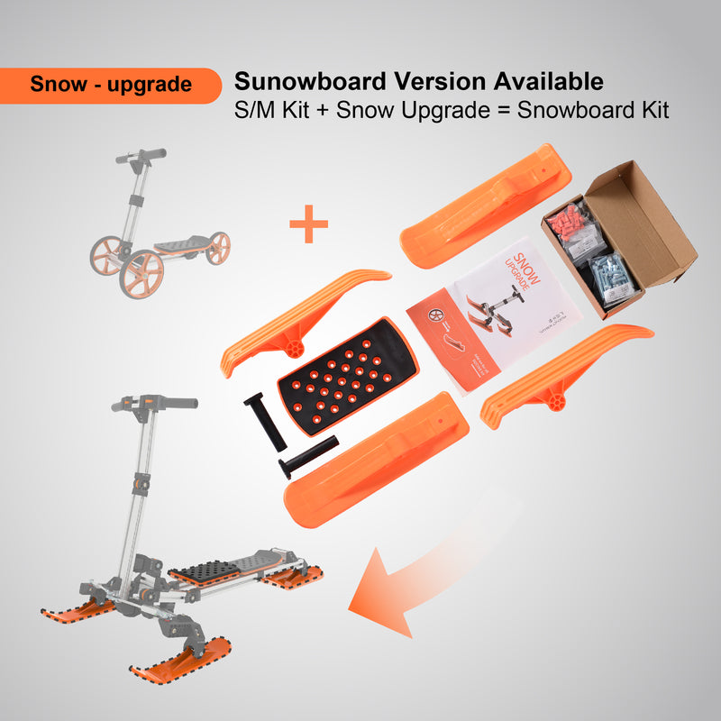 Snow Upgrade Package Compatible with S, M, L Kits and Go-Kart Magic Cars 0