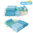 Soft Climb and Crawl Foam Playset 6-in-1 Soft Play Equipment for Kids Magic Cars 8