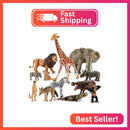 12-Piece African Safari Animal Figurine Set – Perfect Gift for Kids 3+ Magic Cars Variant 0
