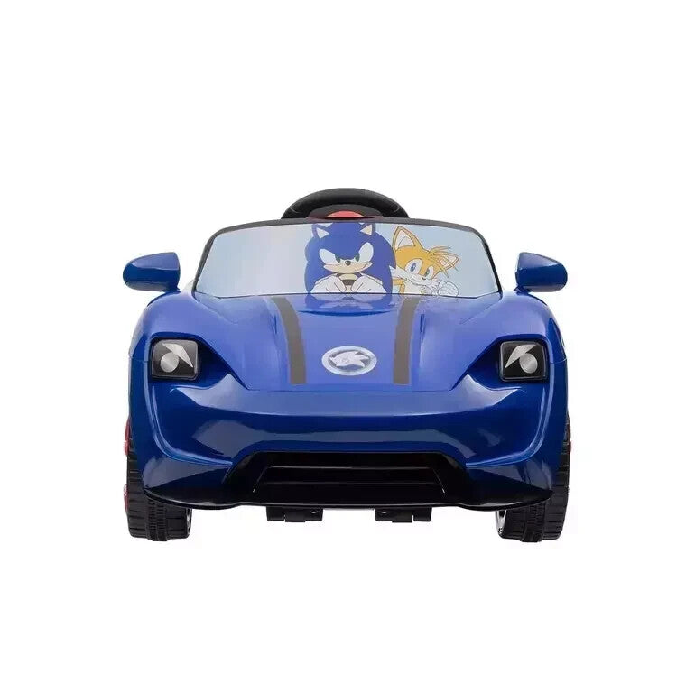 12V Battery-Powered Sonic Hedgehog Convertible Ride-On Toy Magic Cars 1