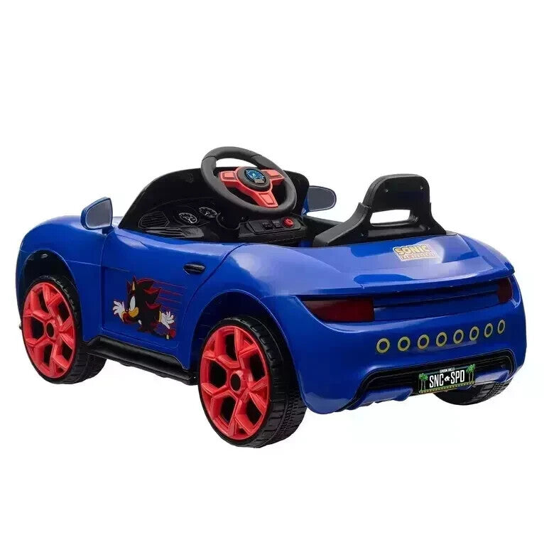 12V Battery-Powered Sonic Hedgehog Convertible Ride-On Toy Magic Cars 3