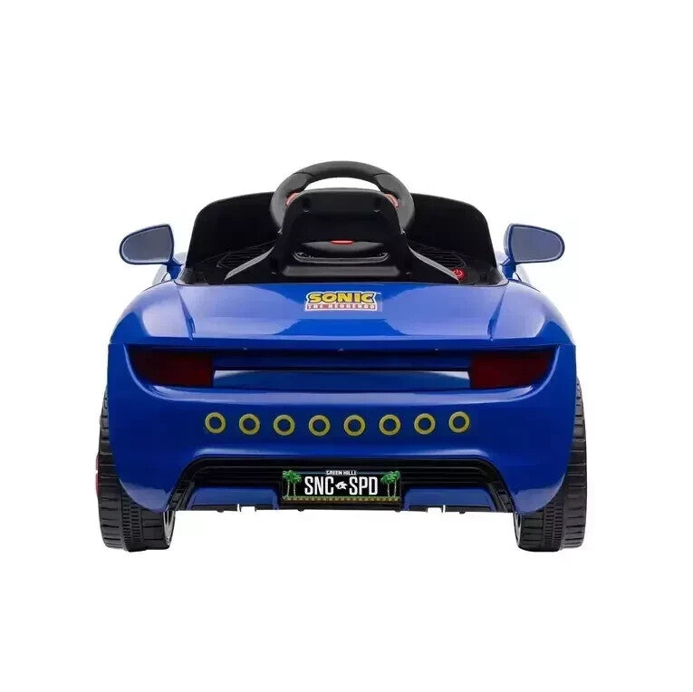 12V Battery-Powered Sonic Hedgehog Convertible Ride-On Toy Magic Cars 4