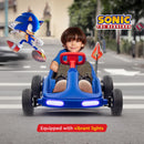 6V Electric Ride-On Go Kart for Kids with Rechargeable Battery and Sonic Hedgehog Design Magic Cars 1