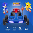 6V Electric Ride-On Go Kart for Kids with Rechargeable Battery and Sonic Hedgehog Design Magic Cars 4