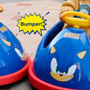 Sonic Hedgehog Electric Bumper Car for Kids 2-Speed 360-Degree Turning Magic Cars 10