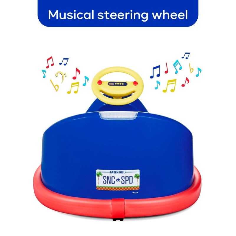 Sonic Hedgehog Electric Bumper Car for Kids 2-Speed 360-Degree Turning Magic Cars 1