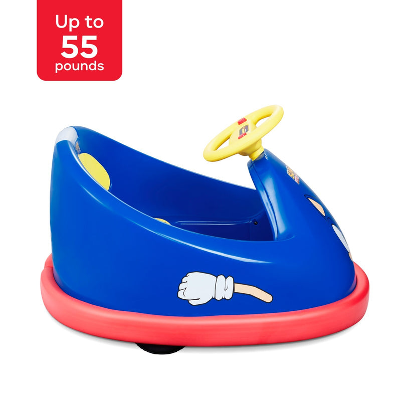 Sonic Hedgehog Electric Bumper Car for Kids 2-Speed 360-Degree Turning Magic Cars 3